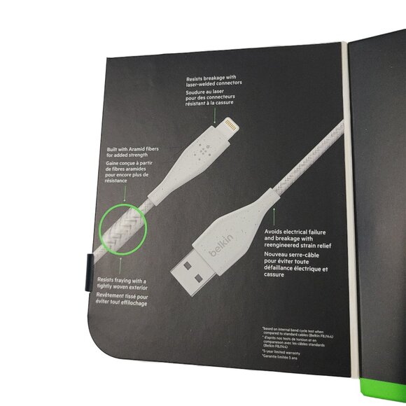 Belkin DuraTek Plus Lightning to USB-A Cable + Strap - Picture 6 of 8